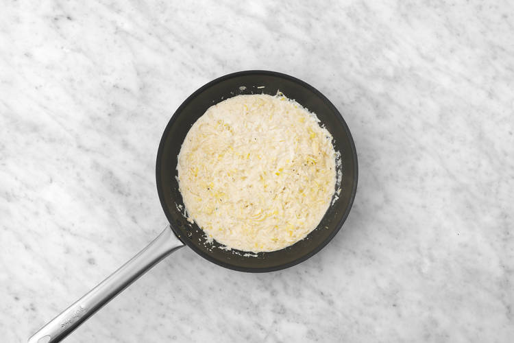 Make your Cheesy Ricotta Leeks