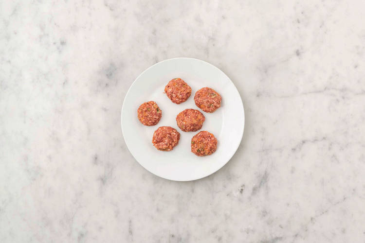 Prep the rissoles