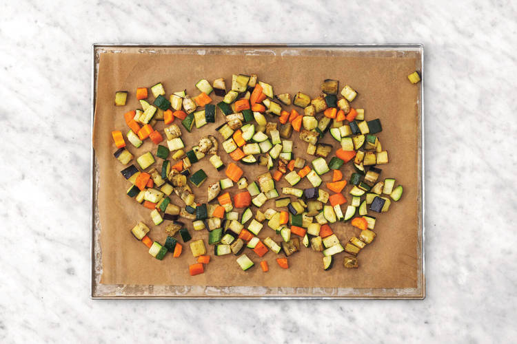 Roast the veggies