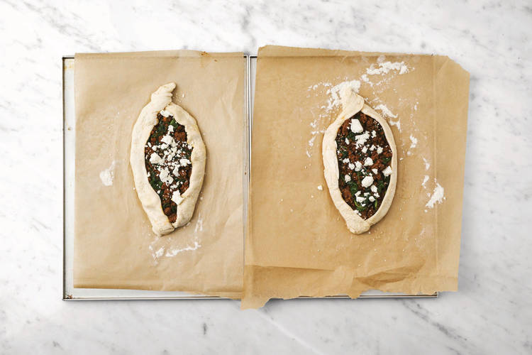 Bake the pide