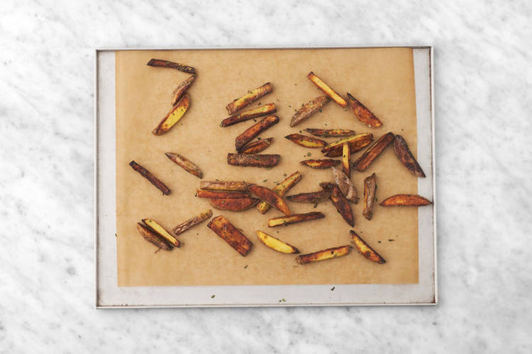 Bake the fries