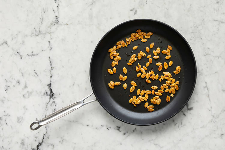 Griller les graines de citrouille