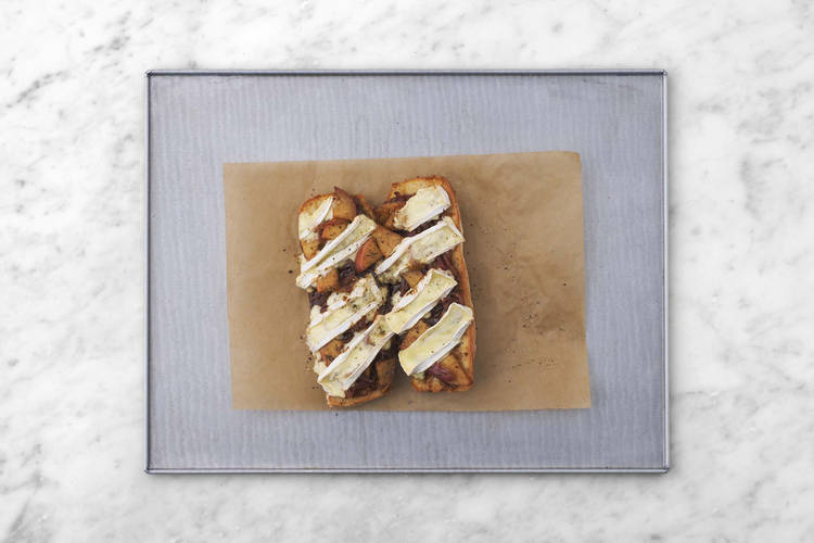 Les tartines au four