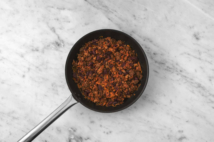 Add the Veg and Chipolte 