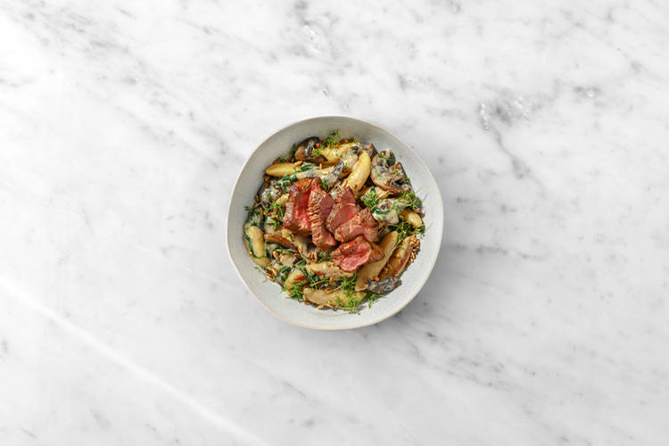 Fleisch braten & Anrichten