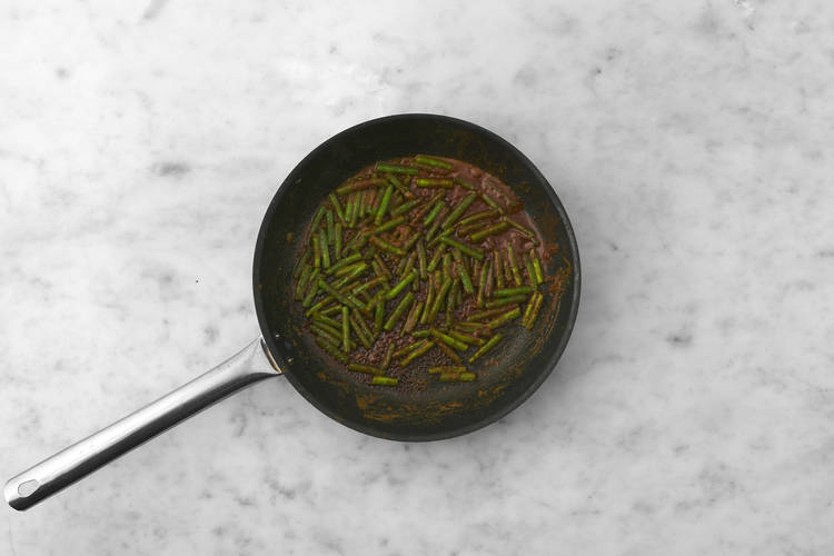 Bohnen braten