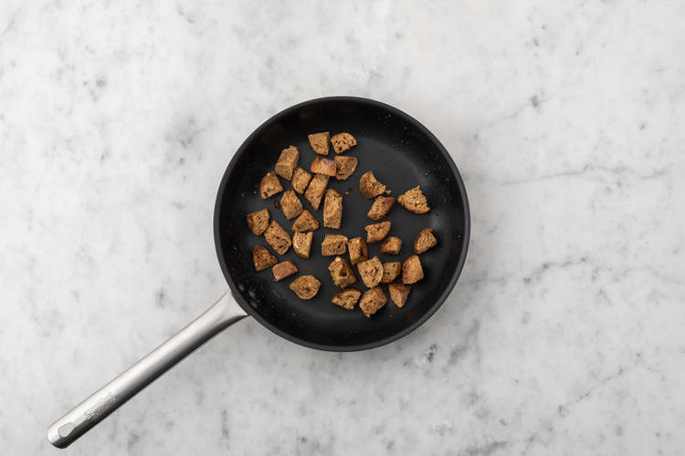 Vegane Filestücke anbraten