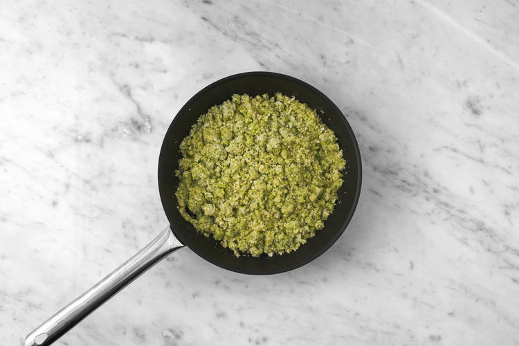 Cook the cauli-broccoli rice