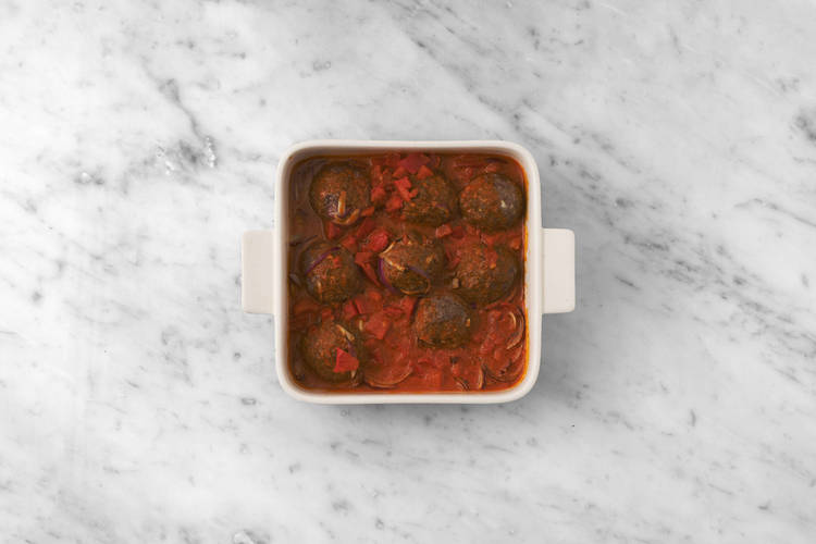 Add the coconut sauce