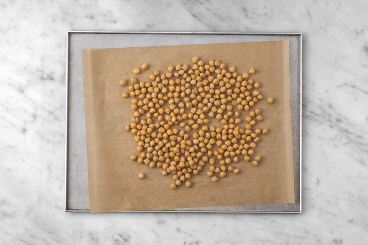 Roast the chickpeas