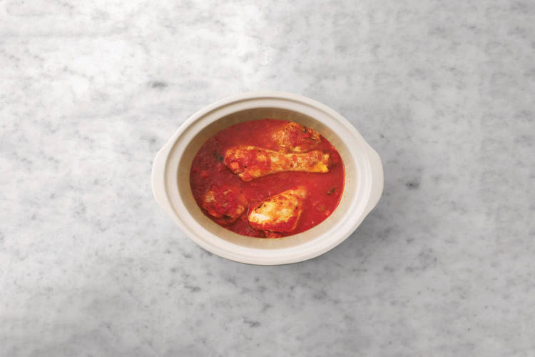 Slow cook the chicken