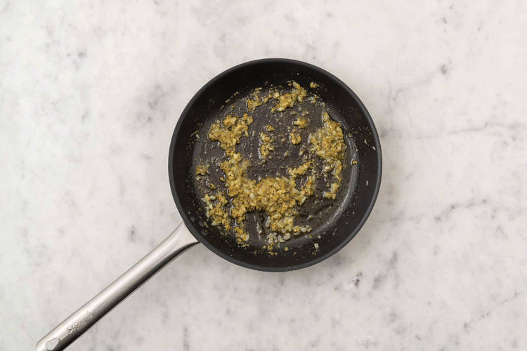 Make the pesto sauce