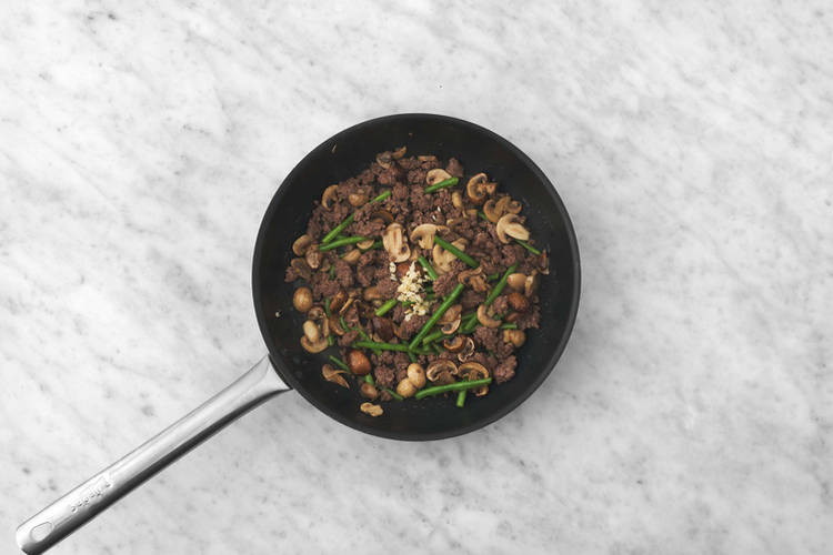 Add the Garlic and Ginger