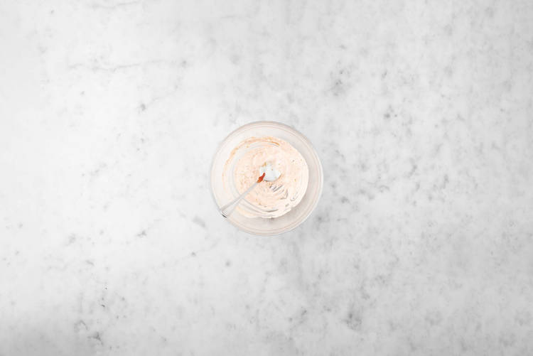 Make the Harissa Aioli