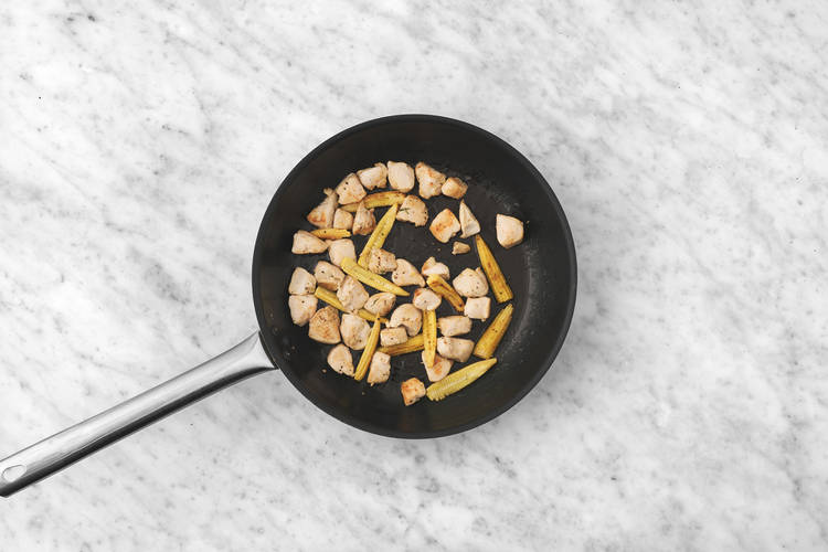 Stir-Fry the Chicken