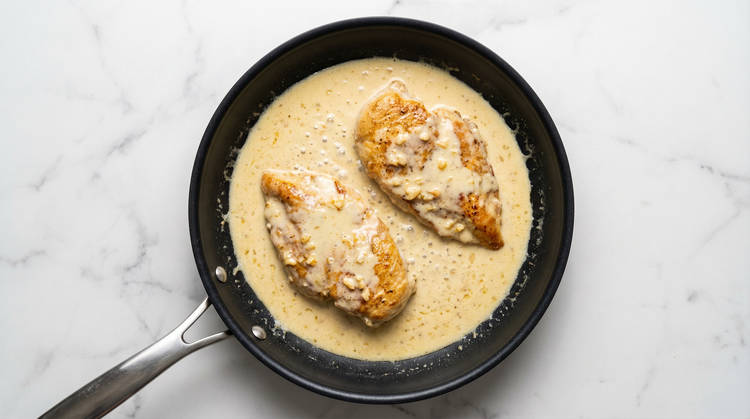 Make Sauce & Finish Chicken