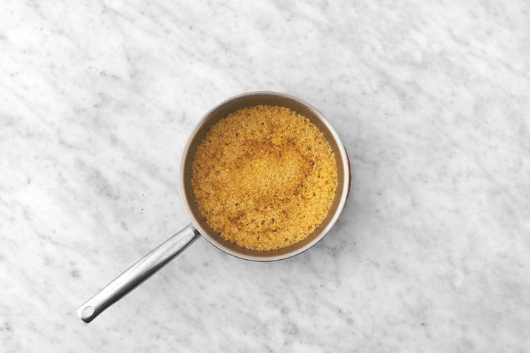 Le boulgour part en cuisson 