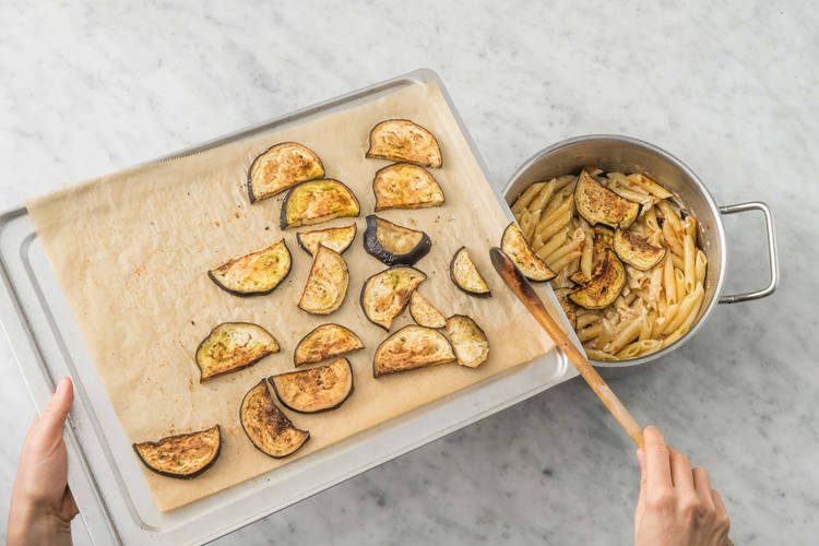 Nudeln fertigstellen