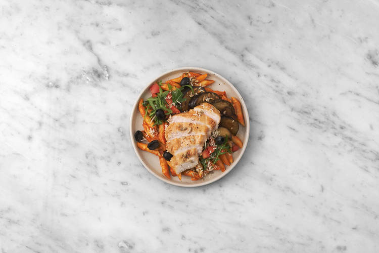 Hähnchen braten & Anrichten