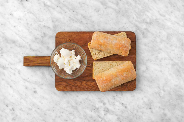 Prep the Bread and Mozzarella