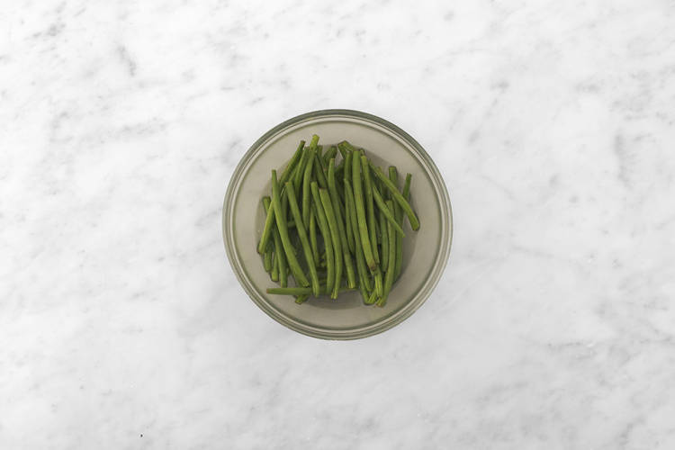 Steam the green beans