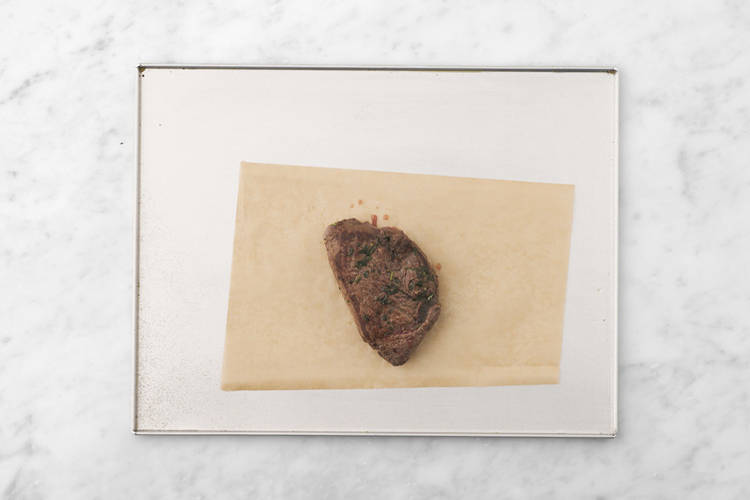 Roast the sirloin tip