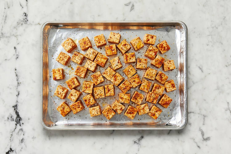 Prep and broil tofu