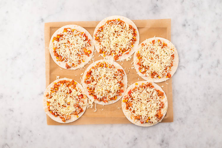 Préparer les tostadas