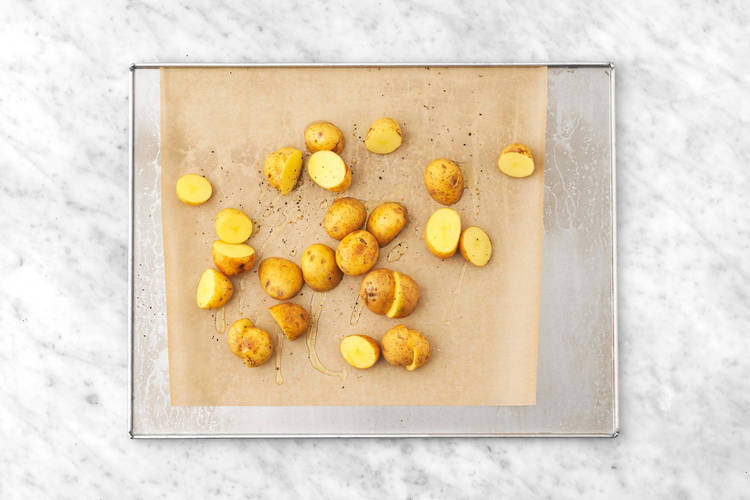 Roast the potatoes
