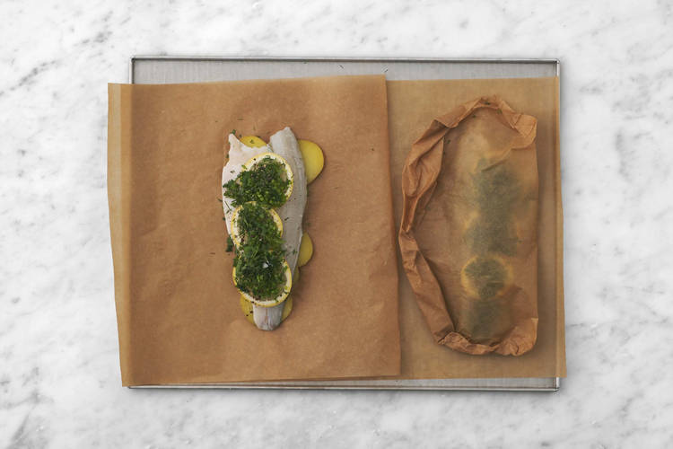 Préparer les papillotes