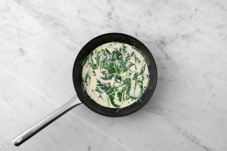 Make the Creamed Spinach