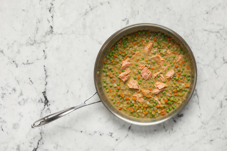 Préparer la garniture