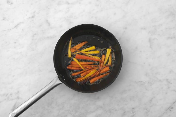 Cook the baby carrots