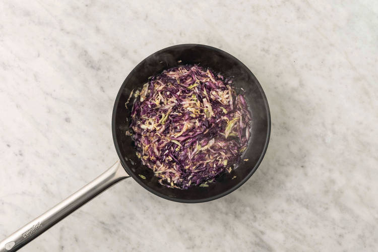Cook the cabbage