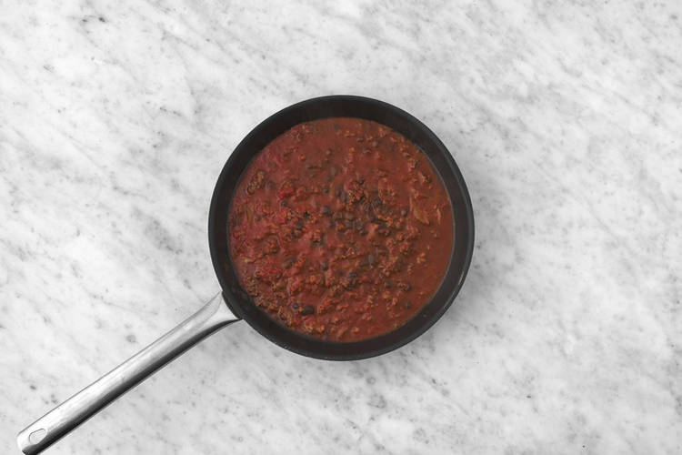 Tilsett svarte bønner