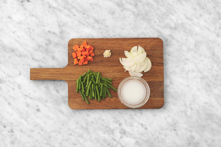 Förbered grönsaker