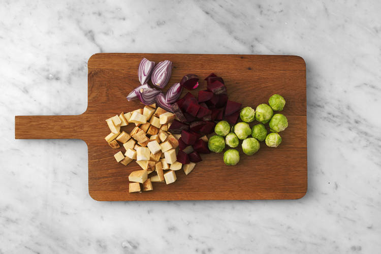 Forbered grøntsager