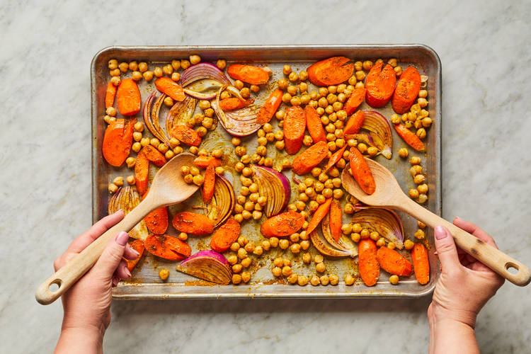 Roast Chickpeas & Veggies