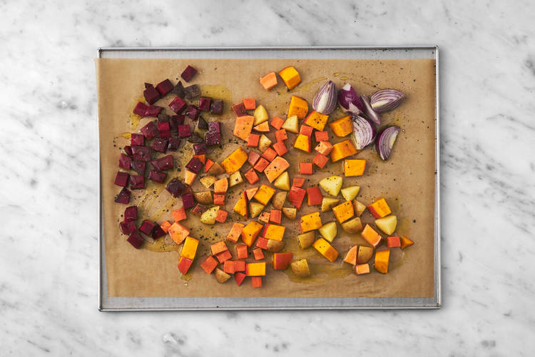 Roast the veggies 