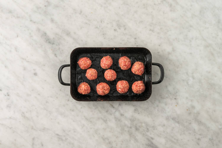 Cook the meatballs