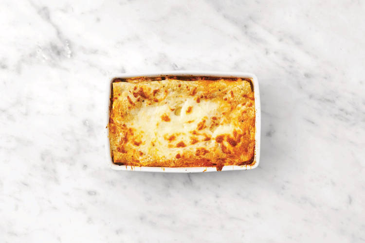 Assemble the lasagne