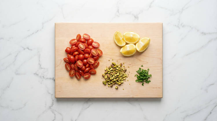 Marinate Tomatoes & Make Sauce
