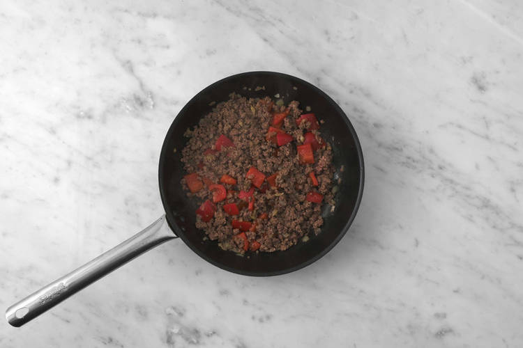 Cook the Beef and Veg