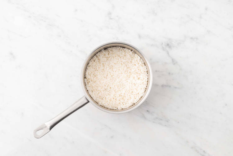 Cook the ginger rice