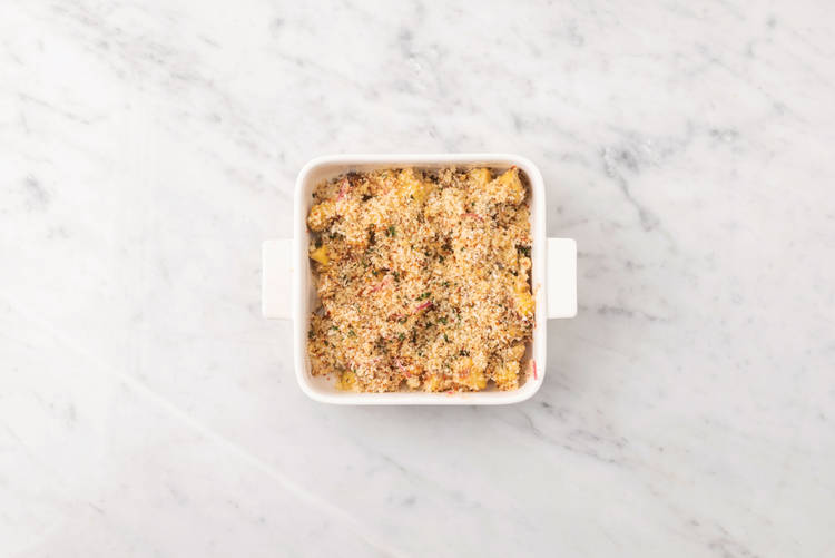 Bake the creamy thyme gratin