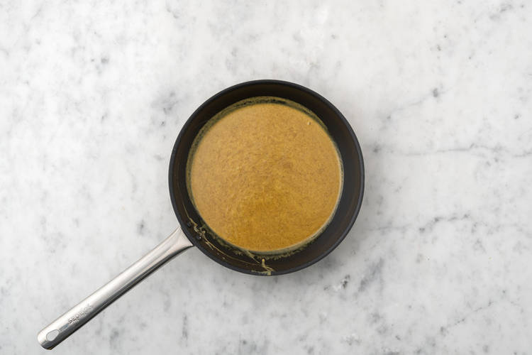 Make the curry sauce