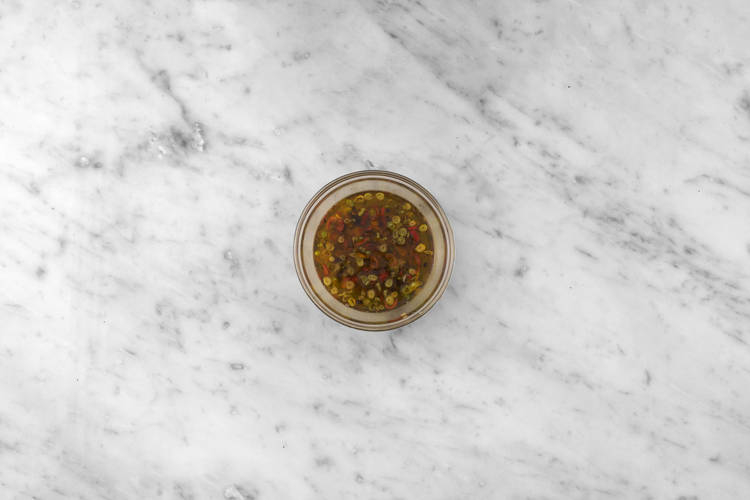 Pikante pinda-olie maken