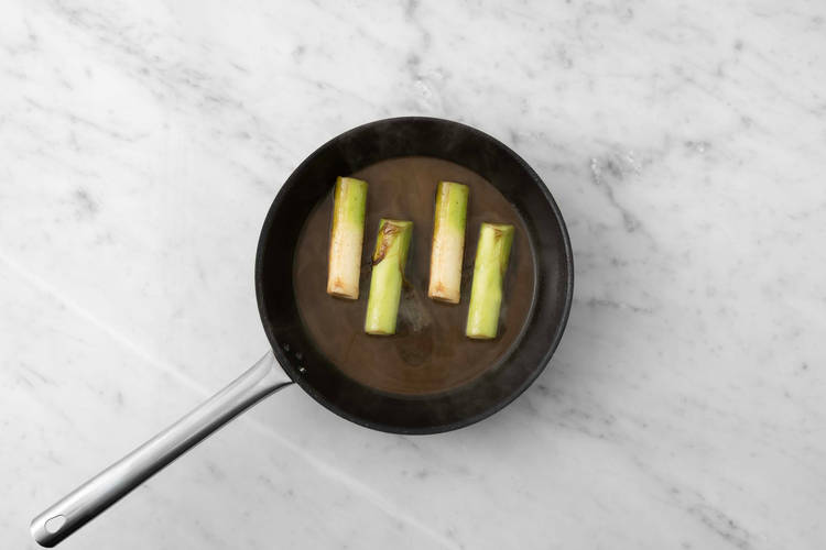 Braiser le poireau