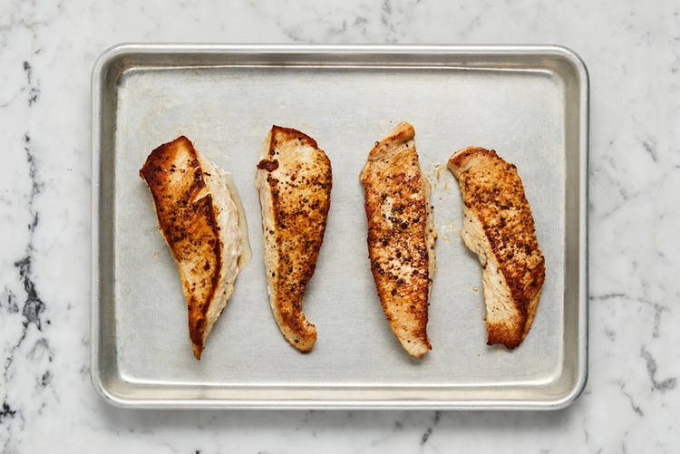 Sear and roast chicken