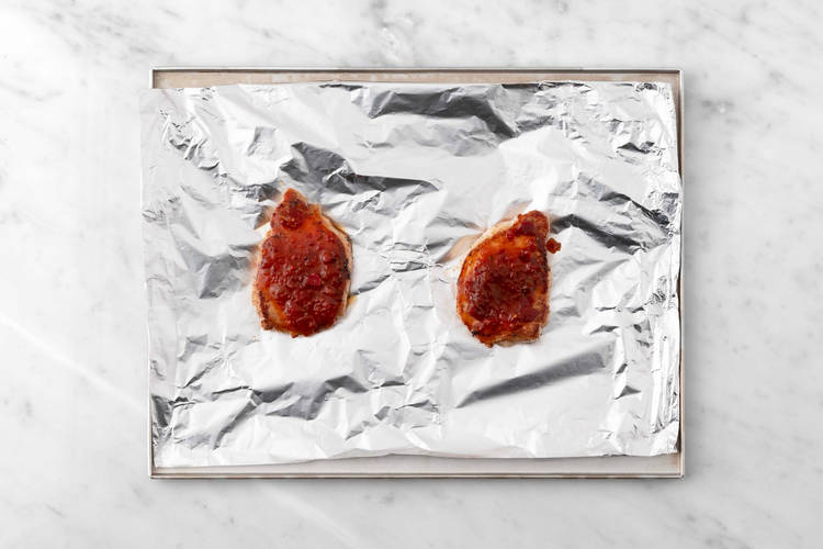 Prep and cook halloumi